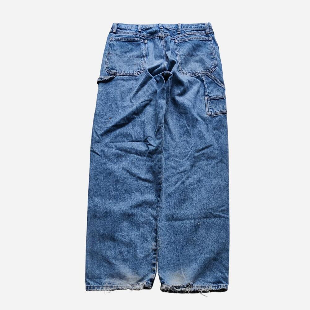 Loose fit carpenter jeans in blue cotton